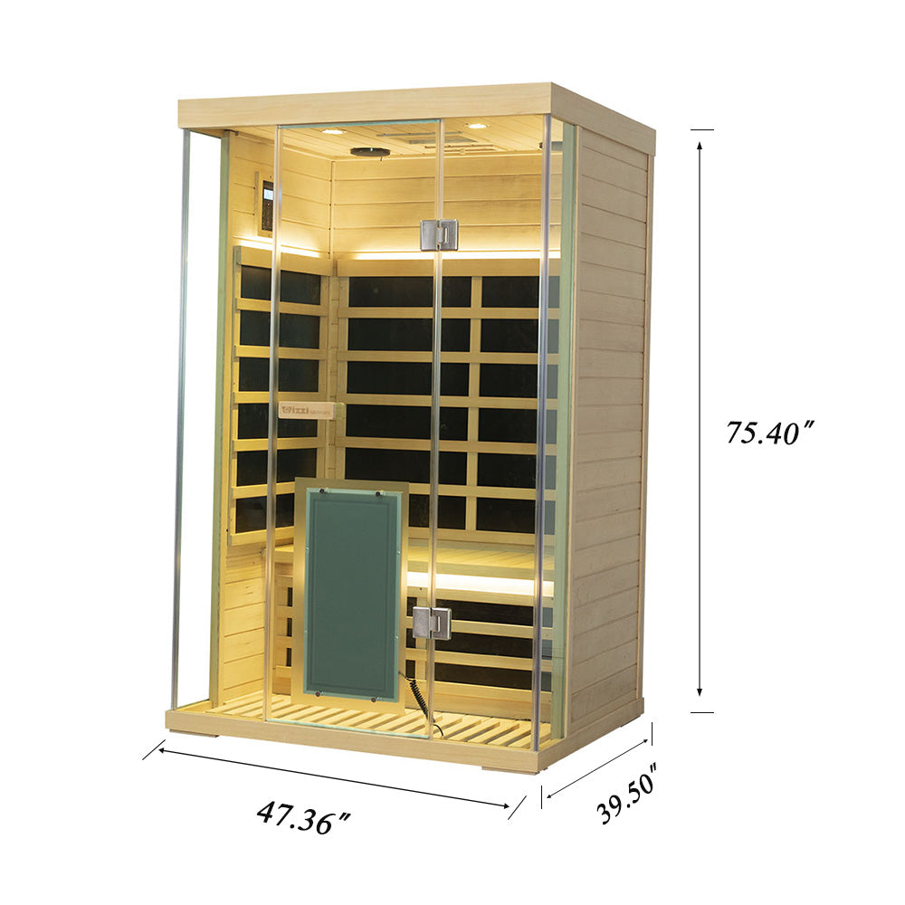 Wizzisaunas 2-Person Full Spectrum Infrared Sauna