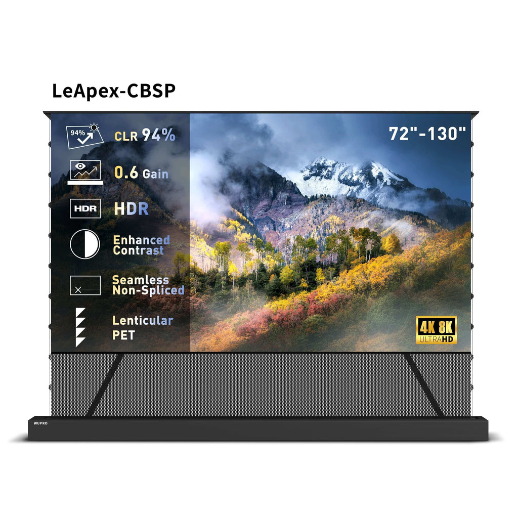 Wupro Cinema LeApex CLR Smart Motorized Floor Rising Screen