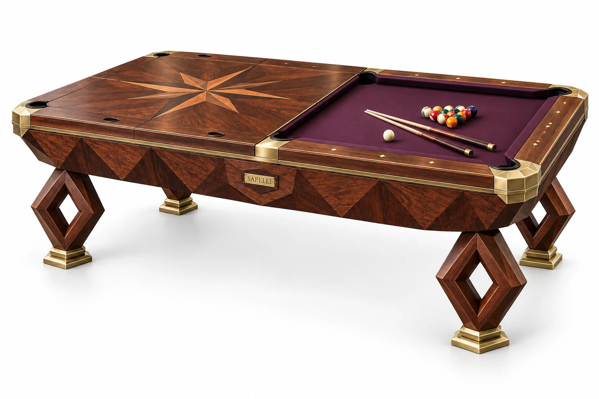 Sapelli History V6 Billiards Table