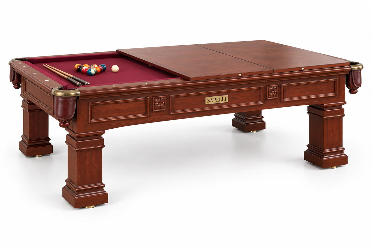 Sapelli History V10 Billiards & Dining Table