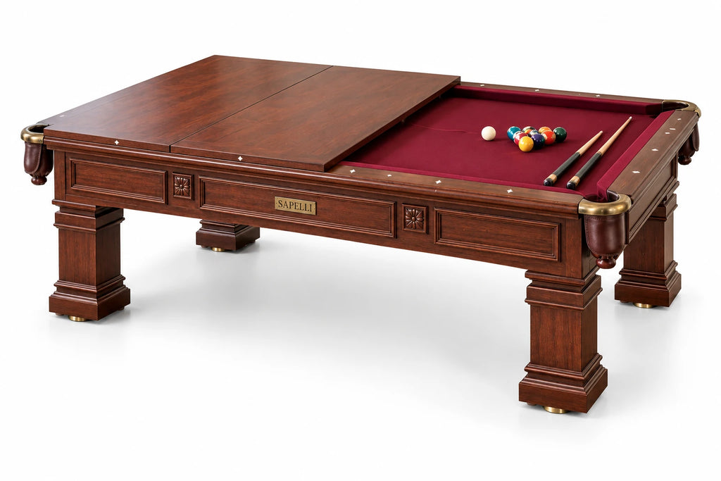 Sapelli History V10 Billiards & Dining Table