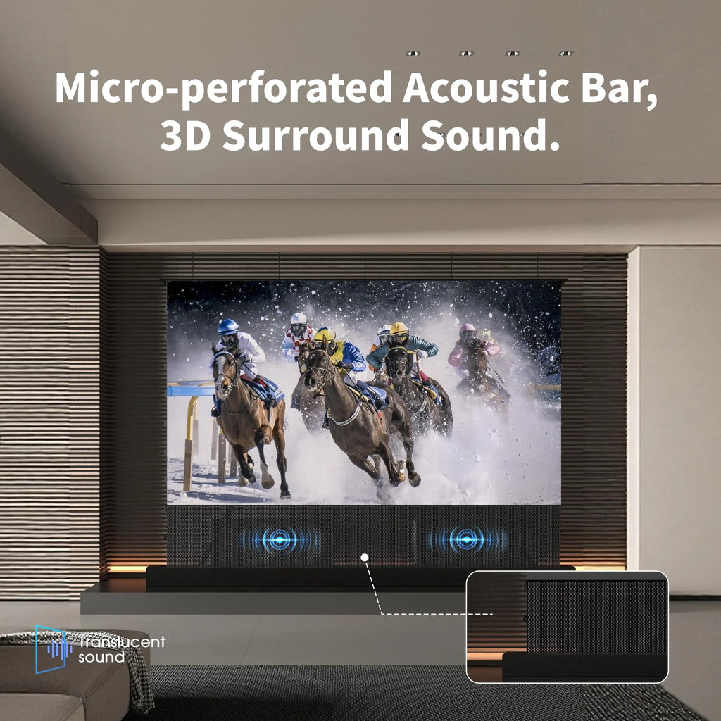 Wupro Cinema LeApex CLR Smart Motorized Floor Rising Screen