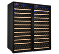Allavino Vite Series 610 Bottle Dual Zone Side-by-Side Wine Refrigerator, Black