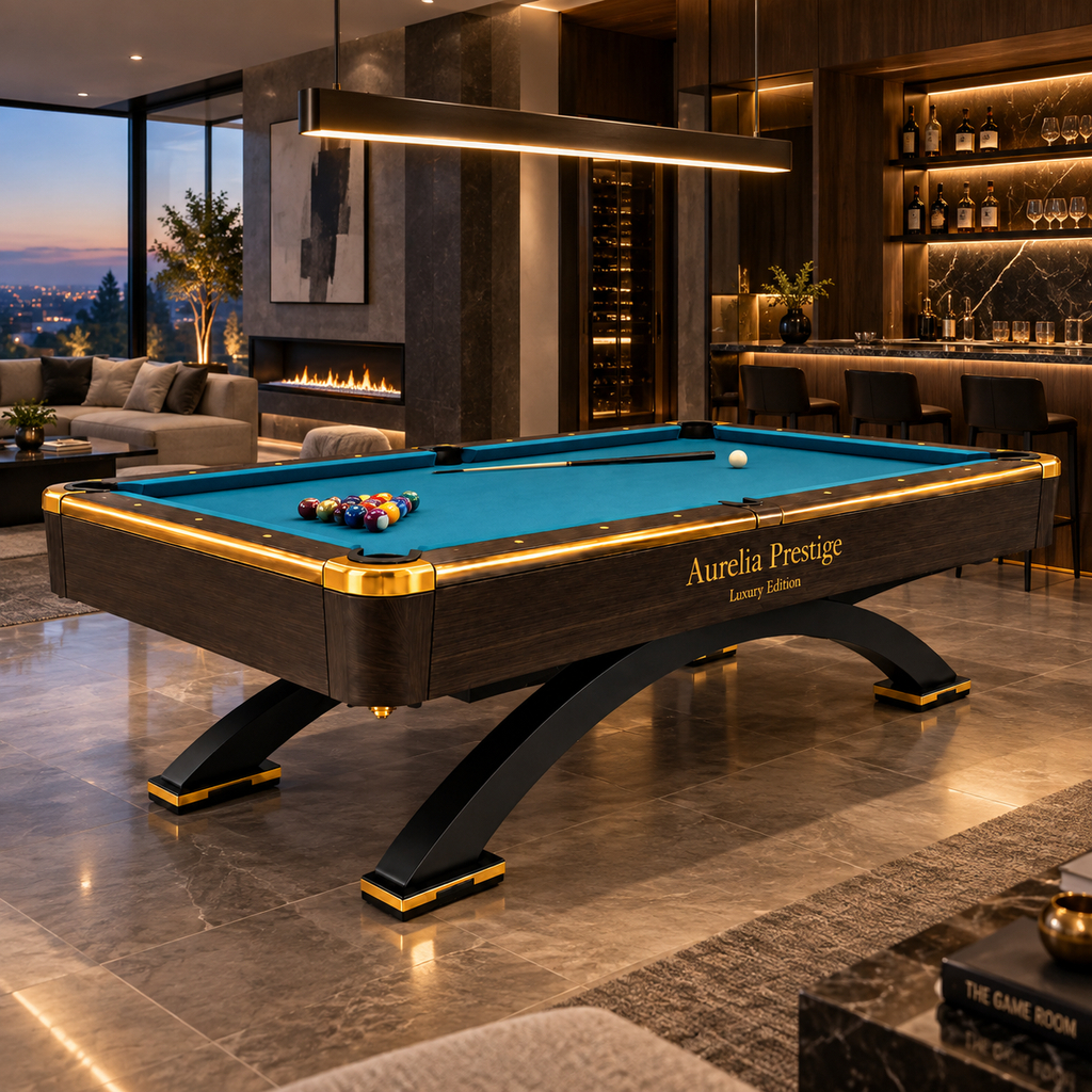Sapelli Aurelia Prestige Luxury Edition Billiards Table