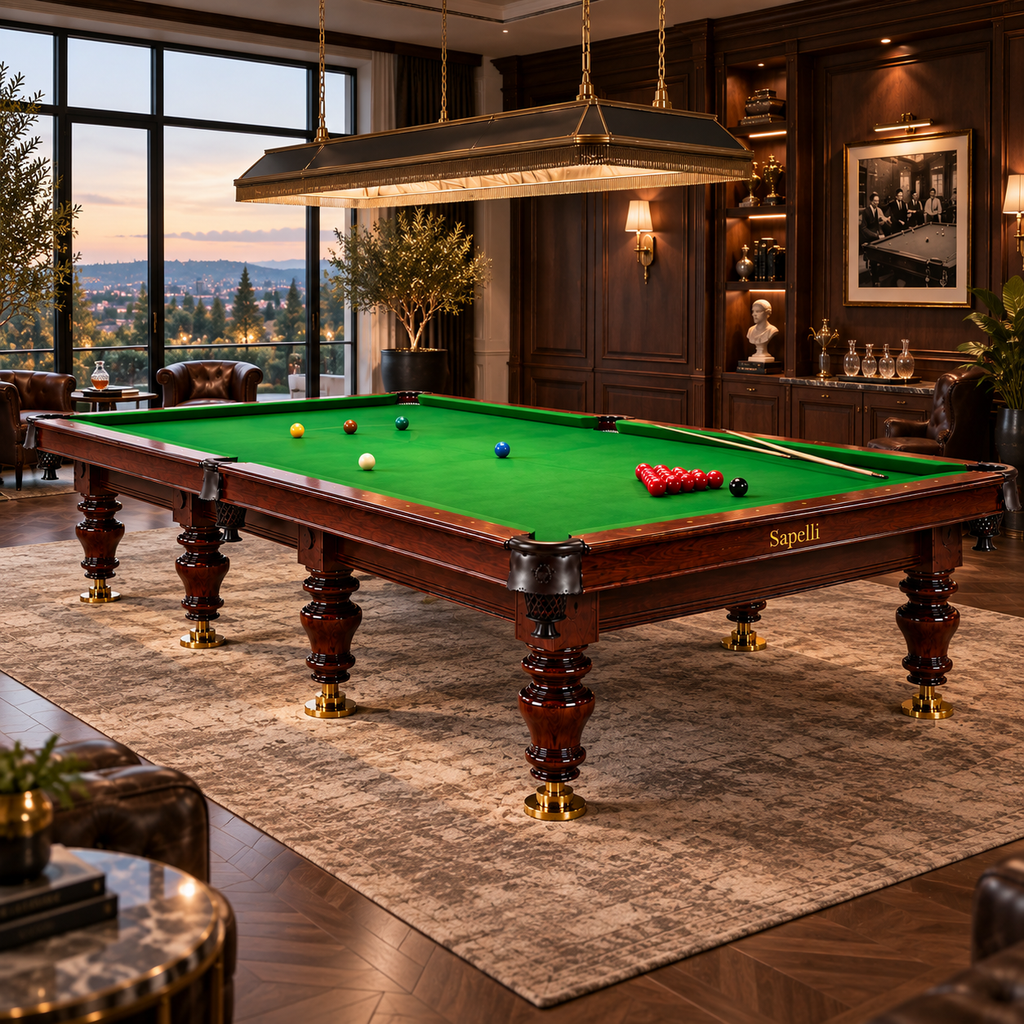 Sapelli History Classic Snooker Table