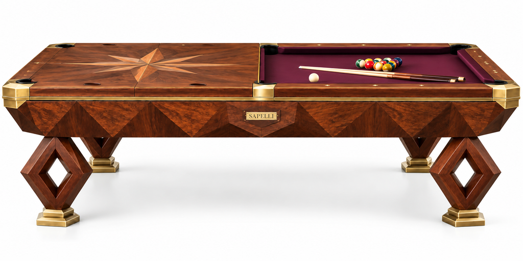 Sapelli History V6 Billiards Table