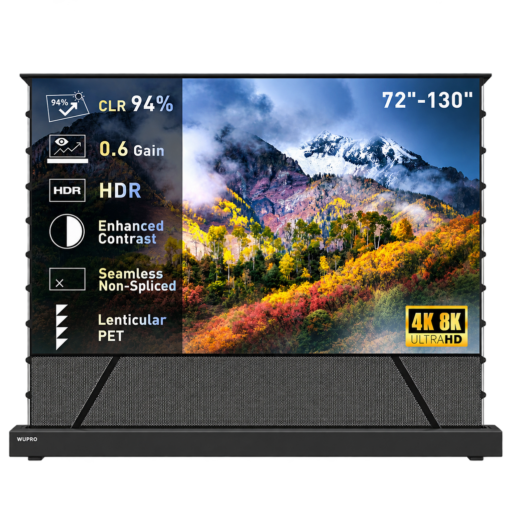Wupro Cinema LeApex CLR Smart Motorized Floor Rising Screen