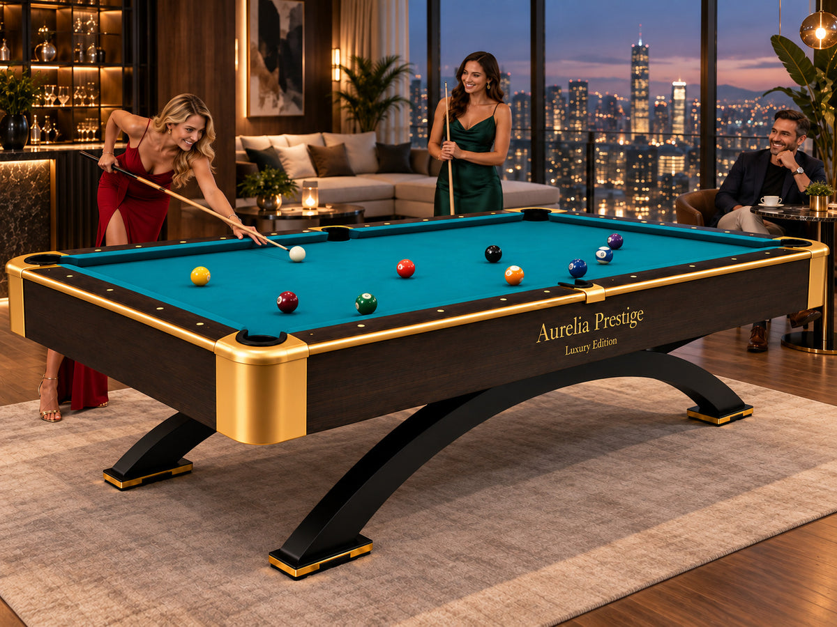 Sapelli Aurelia Prestige Luxury Edition Billiards Table