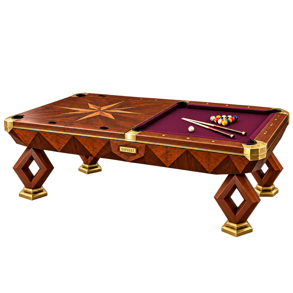 Sapelli History V6 Billiards Table