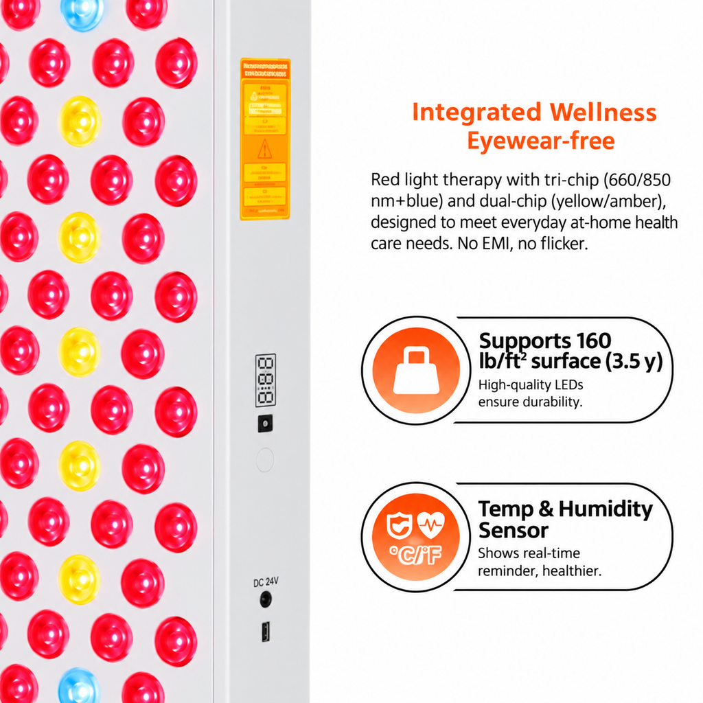 IDEA Therapy Full-Body Red Light Therapy Panel - RLPRO1200-X2