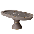 Billiards 147 Convera Ten-Player Poker Table, Gray