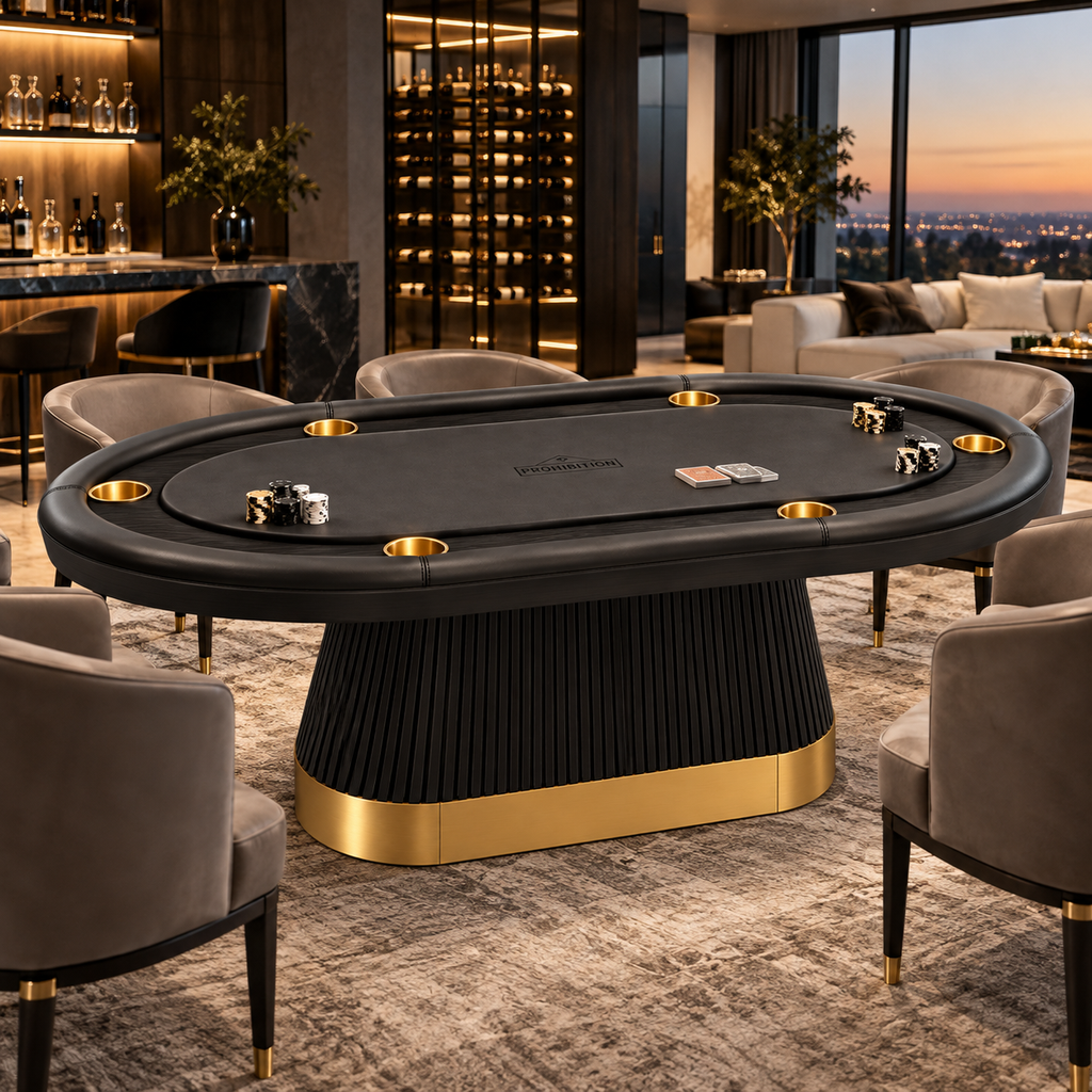 RAM Game Room Prohibition Texas Hold'em Poker Table