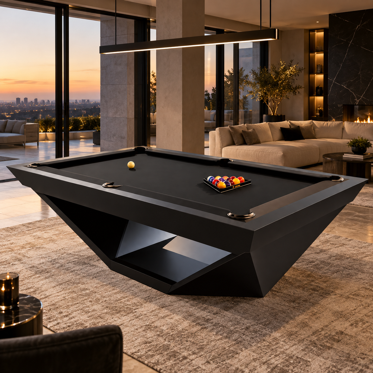 Billiards 147 Obsidian Edge 9-Foot Pool Table