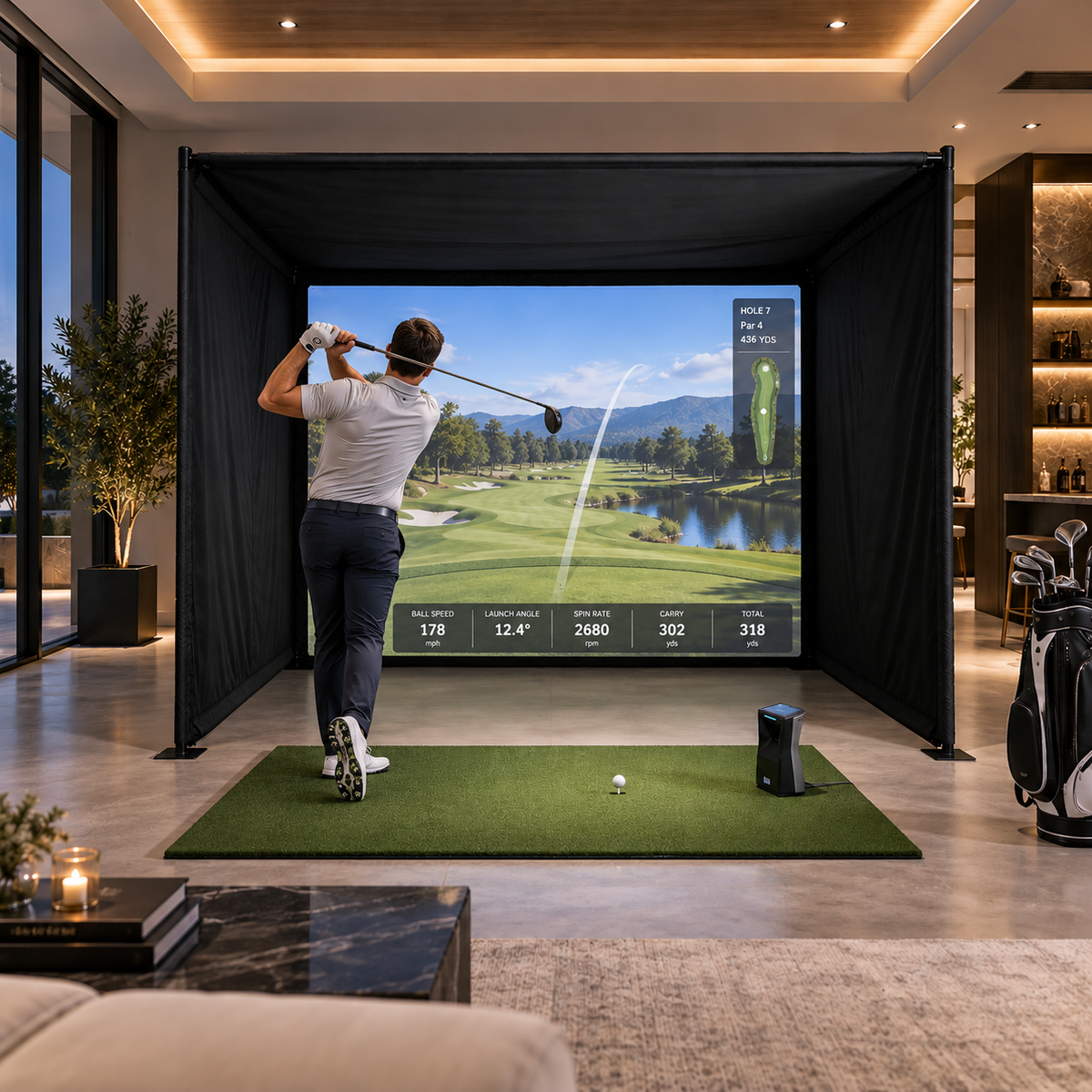 Impact Sports Foldable Golf Simulator Enclosure