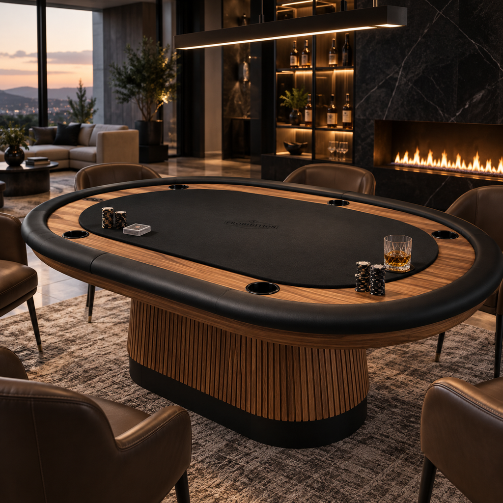 RAM Game Room Prohibition Texas Hold'em Poker Table