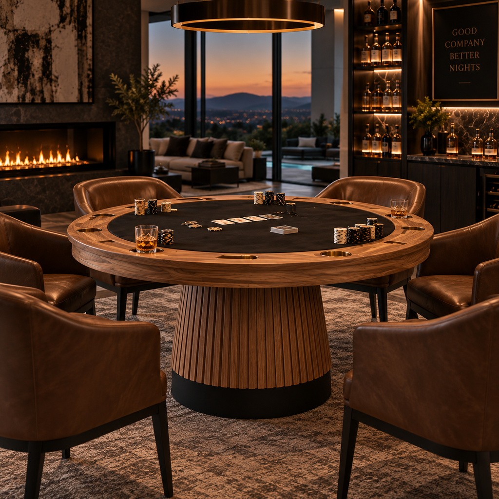 RAM Game Room Prohibition 60" Poker Table