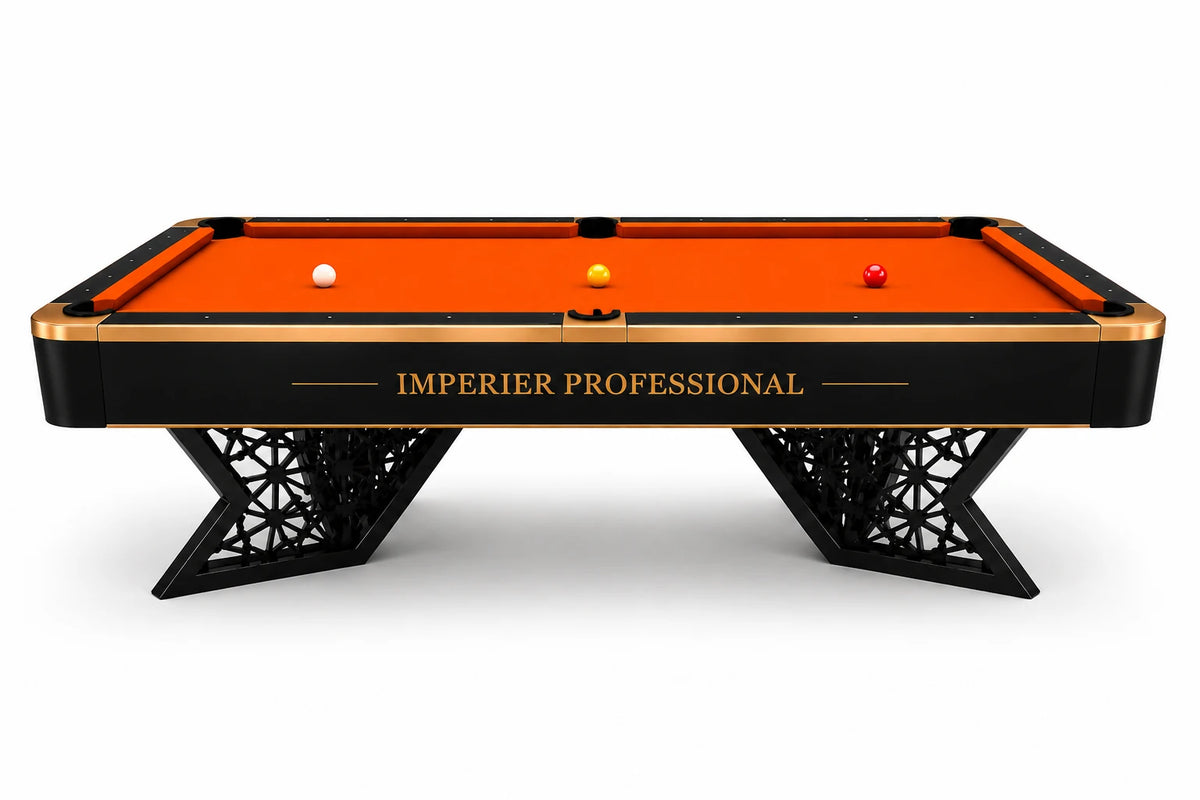 Sapelli Imperier Professional Billiard Table Front View