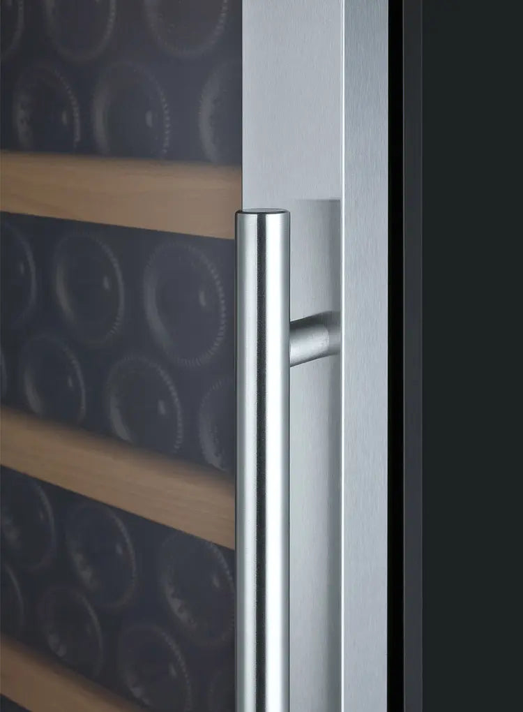 Allavino Vite Series 610 Bottle Dual Zone Side-by-Side Wine Refrigerator, Stainless Steel