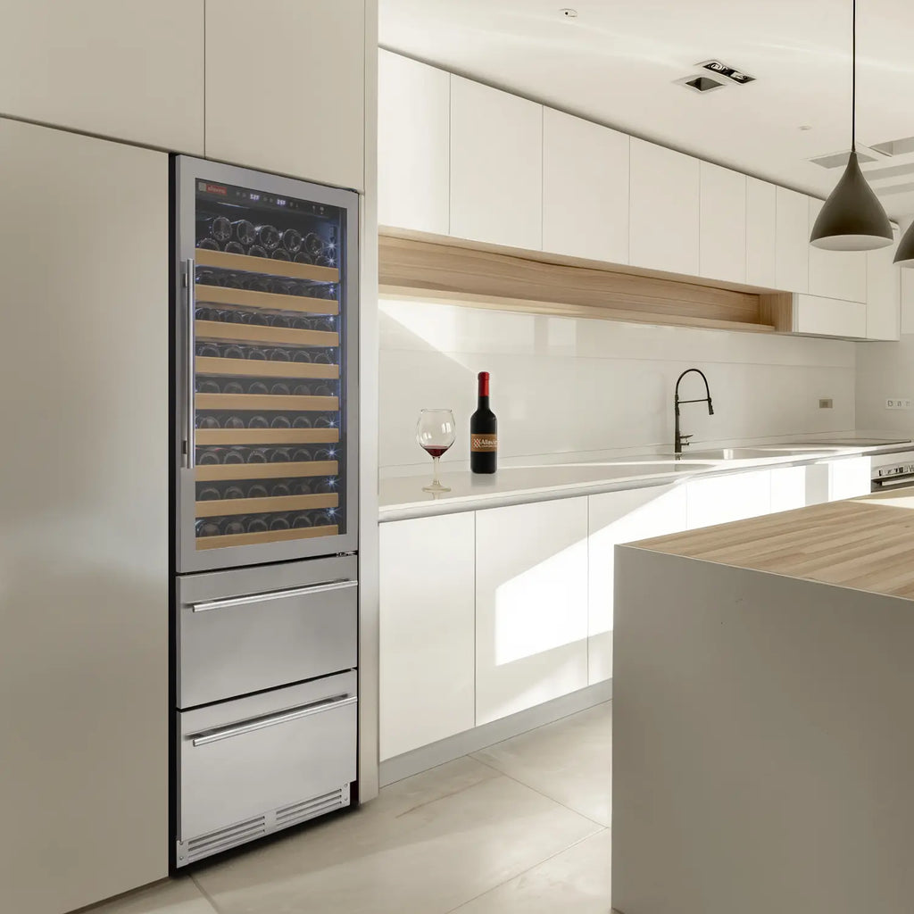 Allavino 108 Bottle Stainless Steel Wine Refrigerator