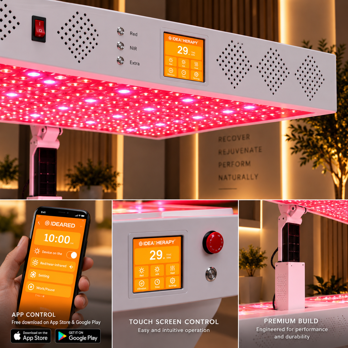 IDEA Therapy Full-Body Red Light Therapy Bed -  RLPRO2000