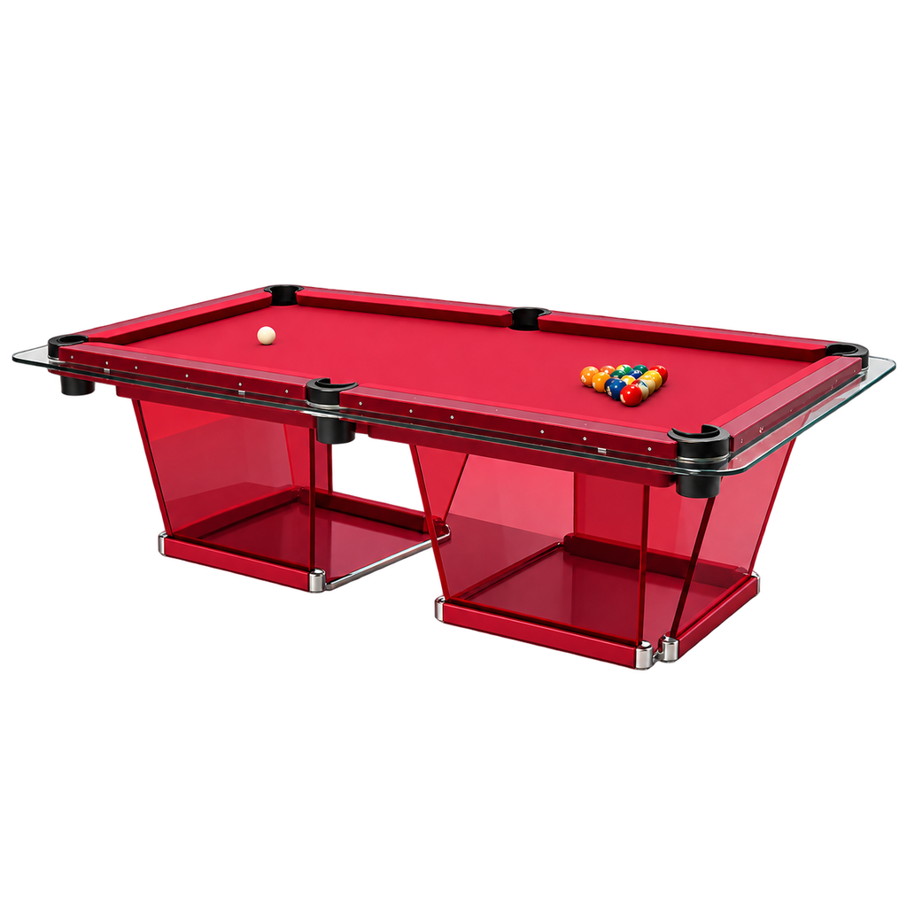 Billiards 147 Vitrella Premium Glass Pool Table