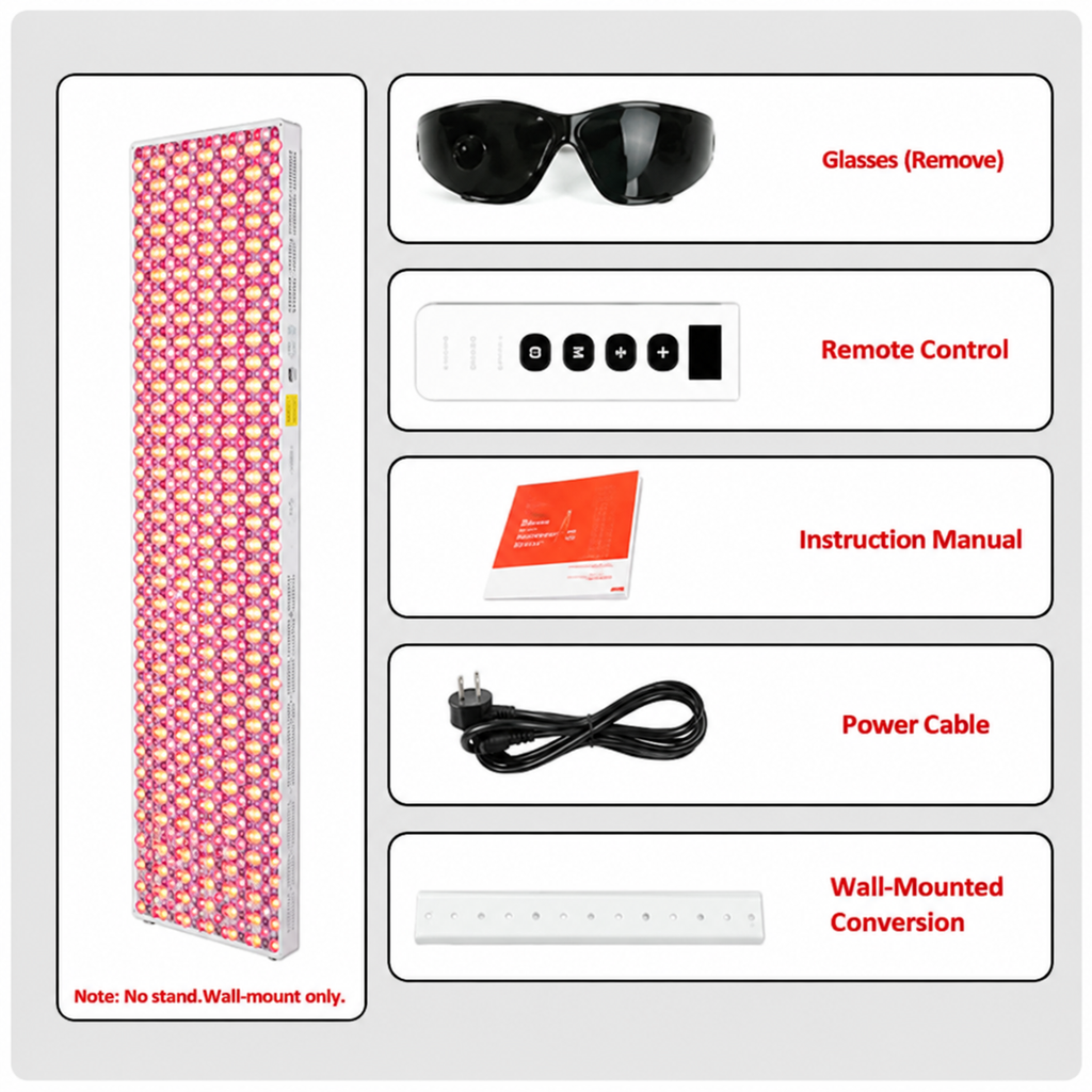 IDEA Therapy Full-Body Red Light Therapy Panel - RLPRO1200-X2